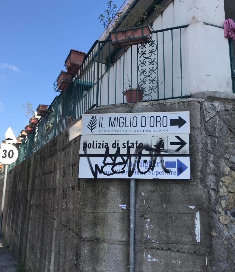 B&B Il Miglio D'Oro Ercolano Exteriör bild